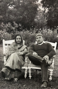 Raja K C Singh (Baba) and Rani Manimala Singh of Kunaon