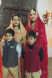 Rajkumari Divya Devi Singh (Ramgarh) and Yuvrani Kamakshi Singh