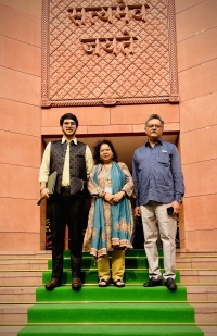Raja Yogeshwar Raj Singh. Rani Kriti Singh and Yuvraj Maikaleshwar Raj Singh