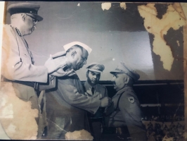 Dy. Comdt. Thakur Dwarka Singh being awarded the Galantryby the president V.V. Giri in Indo-Pak war, 1965