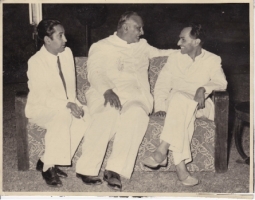 Late Raja Hitendra Sen with gen Himmat Singh and MK Hukum Singh of Jaisalmer