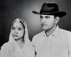Late Thakore Saheb Fatehsinh Ji and Late Thakrani Saheba Sajjankunwarba Vanshuniji