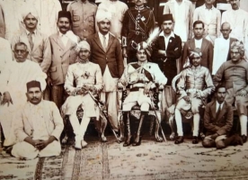 Raja Anup Singh Deo (left) and Raja A.T. Singh Deo (right) (Khariar)