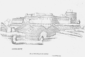 In 1891, Major Forester of Shekhawati Brigade demolished the fort by the order of Bikaner King, but the temple still stands to this date.