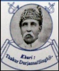 Thakur Saheb Durjan Singhji of Khuri, 11th Thakur of Khuri (Khuri)