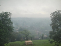 View of Killa village from atop Aamrgarh hillock