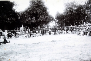 Darbaar view during the wedding ceremony of Raja Bahadur Govind Pratap Singh in the year 1935.