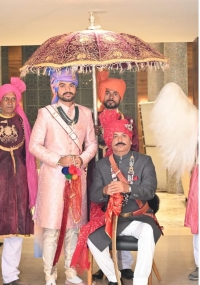 Marriage ceremony of Rajkumar Rajvardhan Singh Judeo (Kothi)
