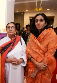 Rajkumari Priti Singh Kuchaman & Kanwarani Priyanjali Katoch of Lambargaon Kangra