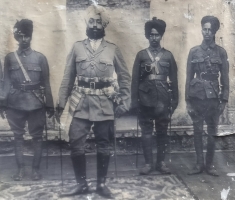 Rao Sahib Ranjit Singhji of Kushalgarh in Kushalgarh Police Uniform