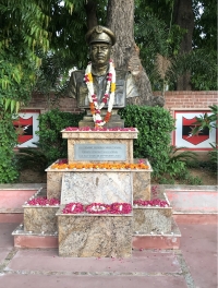 Bust of Thakur Lt.Gen Sagat Singh Ji at Lt.Gen. Sagat Singh Marg Jaipur