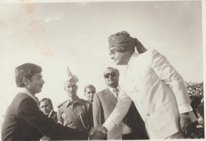 Kunwar Narendra Singh Ji (R.P.S), awarded by Bikaner Collector Guman Singh Ji of Bagoli