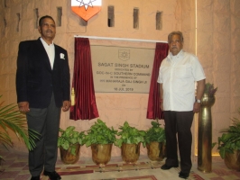 Lt.Gen SK Saini Army Commander Southern Command Renaming Konark Sports Stadium as Sagat Singh Stadium