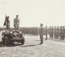 Lt.Gen Sagat Singh Ji inspecting the Troops (Kusumdesar)