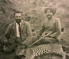 Pragmalji III of Kutch with Jamsahib of Jamnagar (Kutch)