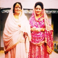 Late Rani Saheba Kamal Deiji Kutlehar and Rani Sahiba Omkareshwari Rajya Laxmi of Kutlehar (Kutlehar)