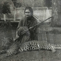 Princess Preeti Jadeja, wife of Devendra Singh Jhala (Labhowa)