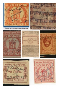 Stamps of Princely State of Lakhtar