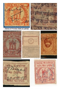 Stamps of Princely State of Lakhtar