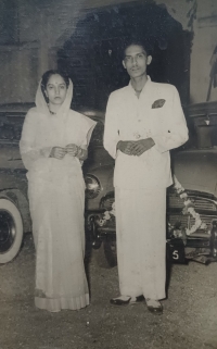 Thakoresaheb Bhupendrasinh Gohil with Ranisaheb Durgaraje