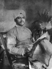 Real photo of Sursinhji Gohil "Kalapi " A poet -Gujarat