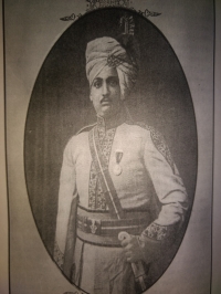 H.H.T.S. Digvijaysinhji Daulatsinhji dressed in Imperial Cadet Corps Dress. (Limbdi)