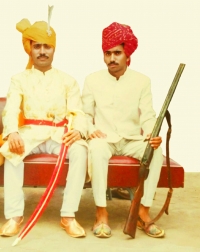 Thakur Shri Madhusudansinghji with his younger brother Kunwar Shri Vishansinghji