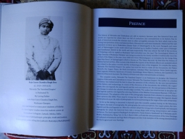 Preface of the book, Karunda The Vanished Empire, image of Raja Gaura Chandra Singh Deo