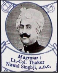 Lt Col Thakur Saheb Nawal Singhji, ADC of Maghrasar (Maghrasar)