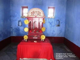Divine Altar & Throne of Presiding Deity - Om Mata Singhabahini