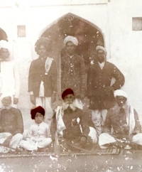 Thakur Kesari Singh Ji of Mandha Bheemsingh at his residence in Mandha Bheemsingh (Mandha Bheemsingh)