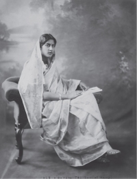 H.H. Amrit Kaur, daughter of the Maharaja of Kapurthala and the Rani of Mandi