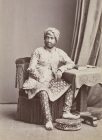 Photograph of Bijai Sen, K.C.S.I., Raja of Mandi (Mandi)