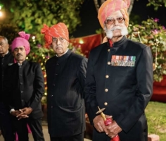 Raj shri Thakur Col Hem Singh Ji Shekhawat and Thakur Giridhari Singh ji Shekhawat