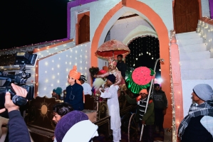 Baraat of Thakur Lal Balvendra Pratap Singh Ji Sahab Bahadur Thikana Tikuri Garhi entring from Hanthi Darwaja of Mankeshar Fort