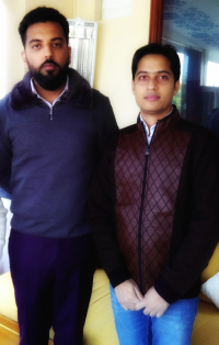 Kunwar Vipin Singh with Rajkumar Lakshyaraj Singh Mewar