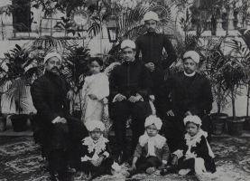 H.H. the Maharaja of Mayurbhanj and his children