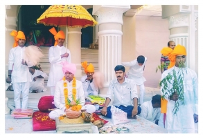 Thakur Saheb Digvijay Singh ji Mohi during his paag Dastur ceremony