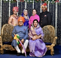Wedding reception of Kr Raj Ratna Pratap Deo and Kunwarani Rigvedita Deo (Nagar Untari)