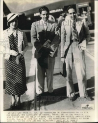 Thakur Saheb Rajendra Singhji Namli with Maharaja Yashwant Rao Holker and Maharani Sanyogita Raje Holkar in America (Namli)