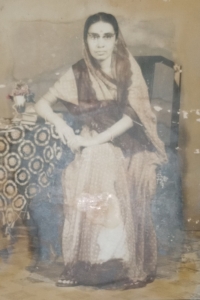 Ranisahib Premilakunwarba, wife of DarbarSahib Shri Ajitsinhji Kalubha Gohil (Nanimal)