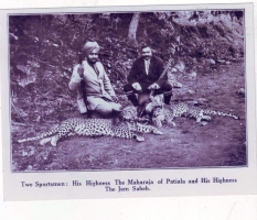 Jam sahib with King of Patiala (Nawanagar)