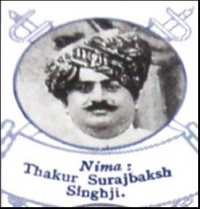 Thakur Saheb Surajbaksh Singhji of Neema (Neema)