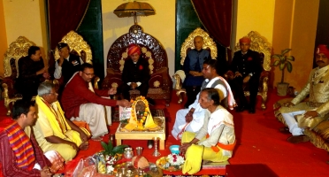 Tilak Ceremony of Yuvraj Janmejay Chandra Mardaraj Harichandan at Nilgiri on 9th December 2016