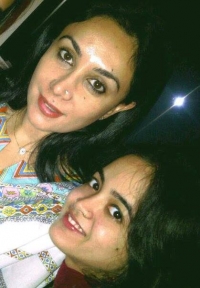 Princess Diya Kumari with Kumari Prakriti