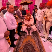 The Coronation (Raj-Tilak) of Raja Chandravir Singh Chauhan of Neemrana