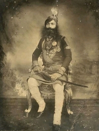 HH Maharajadhiraja Saramad-i-Rajha-i-Bundelkhand Adhipati Bundela Shiromani  Maharaja Mahendra Sawai Shri Sir Pratap Singh Ji Bundela Bahadur JuDeo