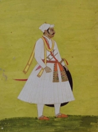 Raja Bir Singh Deo Bundela, the great powerful ruler of Orchha, who rebuilt the grand Lord Shri Krishna temple in Mathura