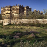 Raja Mahal, Orchha, Madhya Pradesh, 16th century (Orchha)