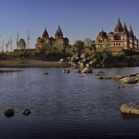 Royal Cenotaphs, Orchha, Madhya Pradesh, 16th–18th century (Orchha)